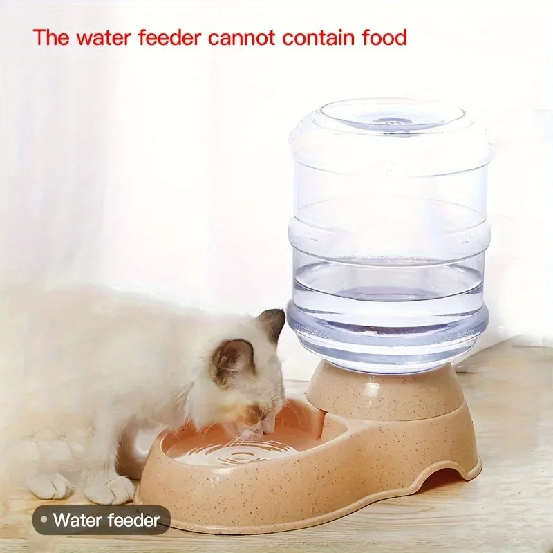 Automatic Pet Water & Food Feeder Large Capacity Dog & Cat Bowl