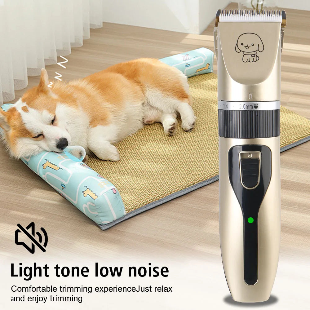 Pet Hair Clipper Electric Grooming Trimmer for Cats, Dogs & Rabbits