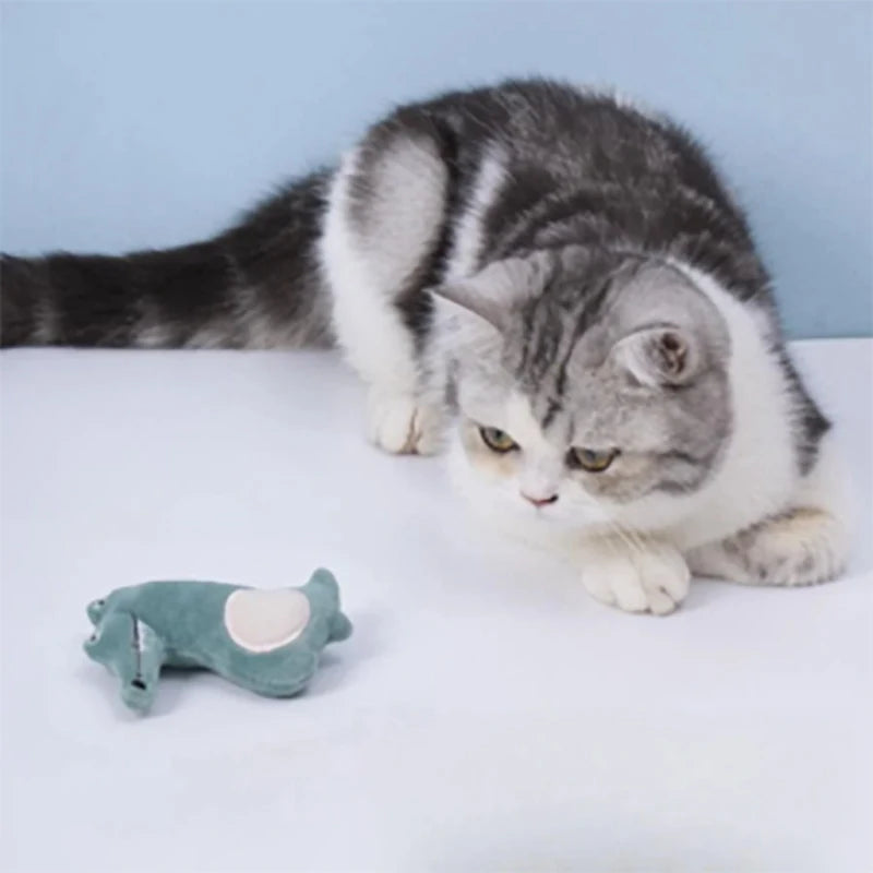 Pet Anti-Bite Plush Toy Cartoon Doll Teeth Grinding Cat & Dog Toy