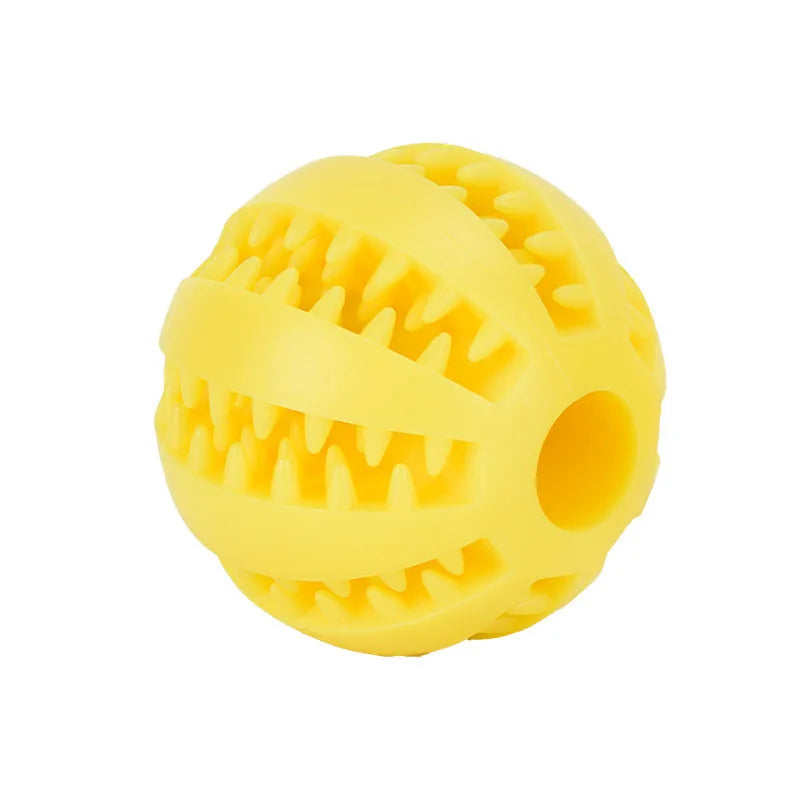 Interactive Dog & Cat Toy Ball Chew & Treat Feeder Toy