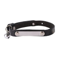 Personalized Leather Cat Collar Adjustable Anti-Loss with Bell