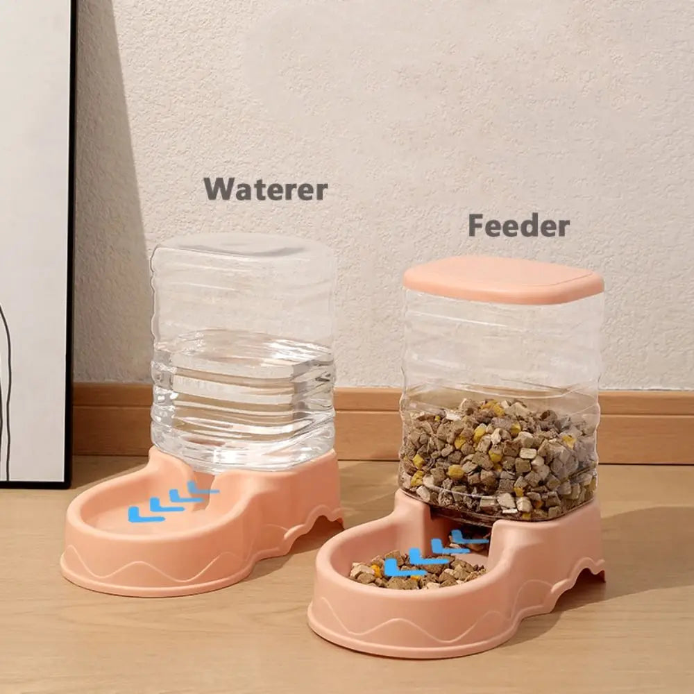 3.8L Automatic Pet Feeder & Water Fountain for Cats & Dogs