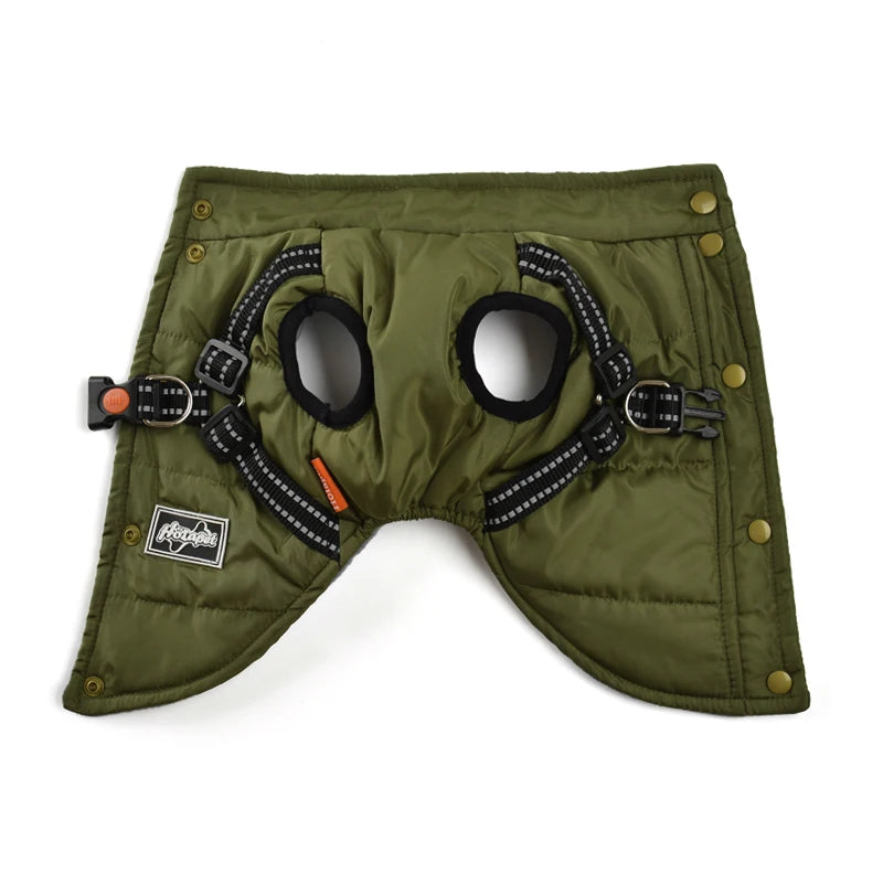 Warm Dog Jacket with Harness Winter Coat for Small Dogs