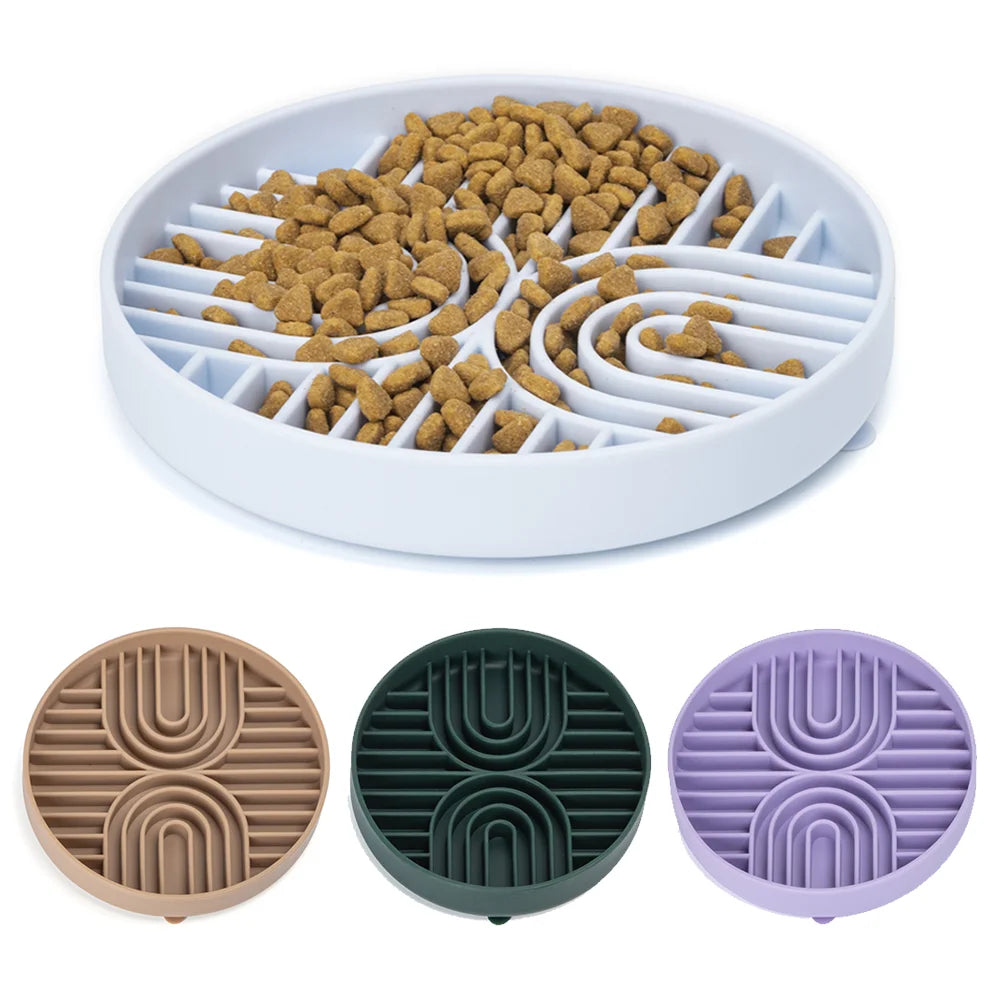 Slow Feeder Mat for Dogs & Cats Anxiety Relief & Treat Dispenser