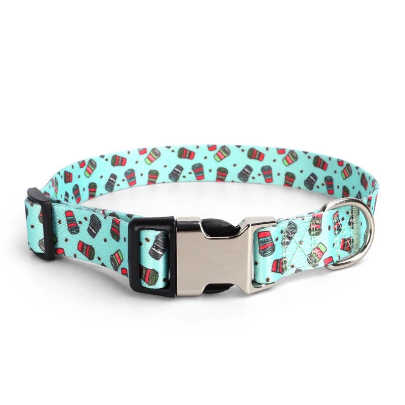 Personalized Nylon Dog Collar with Free Engraved ID Tag