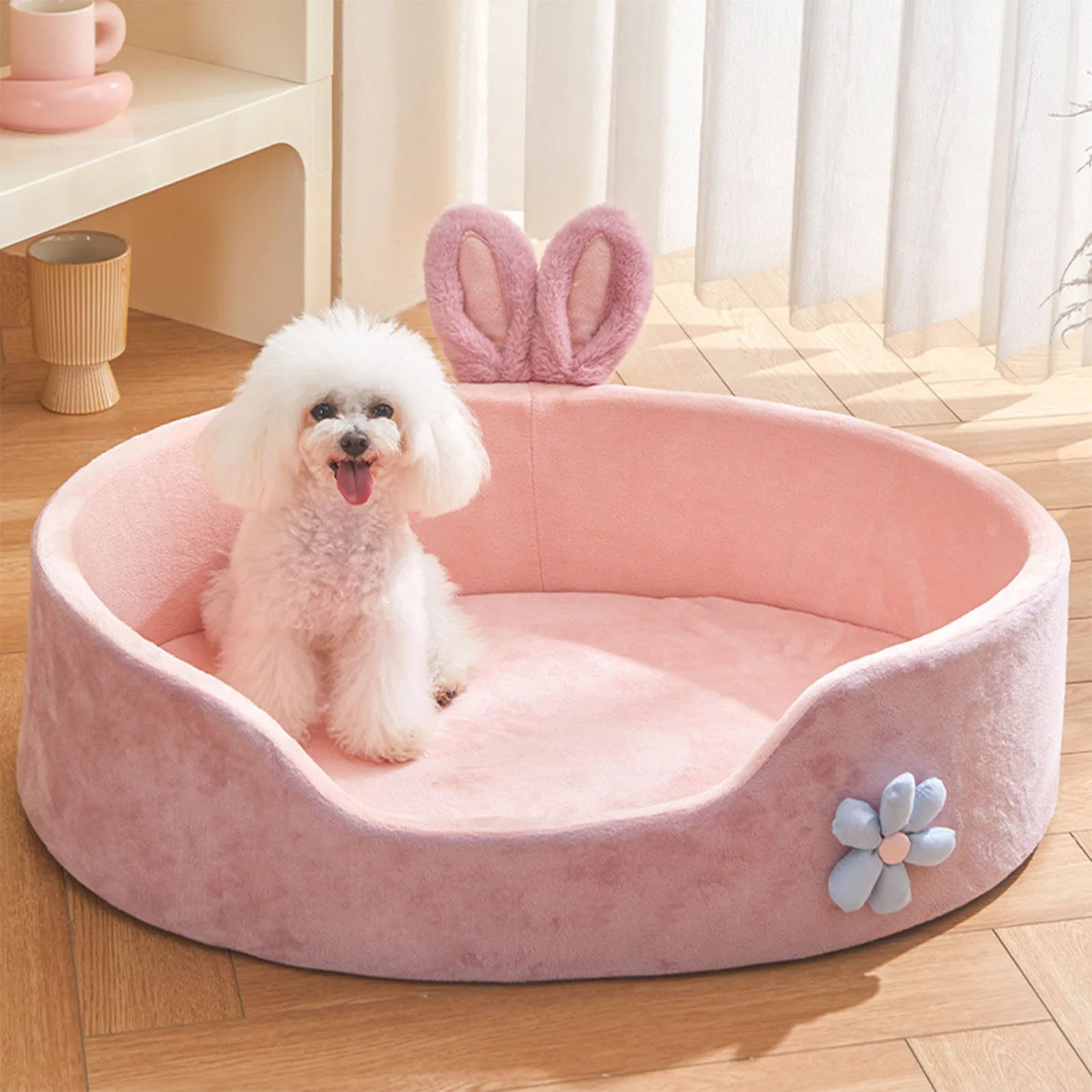 Detachable Washable Pet Bed Soft Dog & Cat Bed for All Seasons
