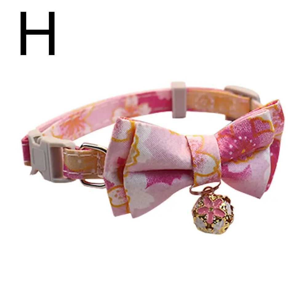 Cat & Dog Bowknot Collar Adjustable Bunny Ear Personalized Pet Collar