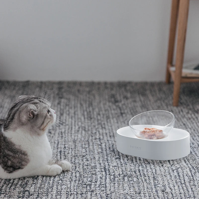 PETKIT Adjustable Double Pet Bowl  Cat & Dog Feeder with Water Cup