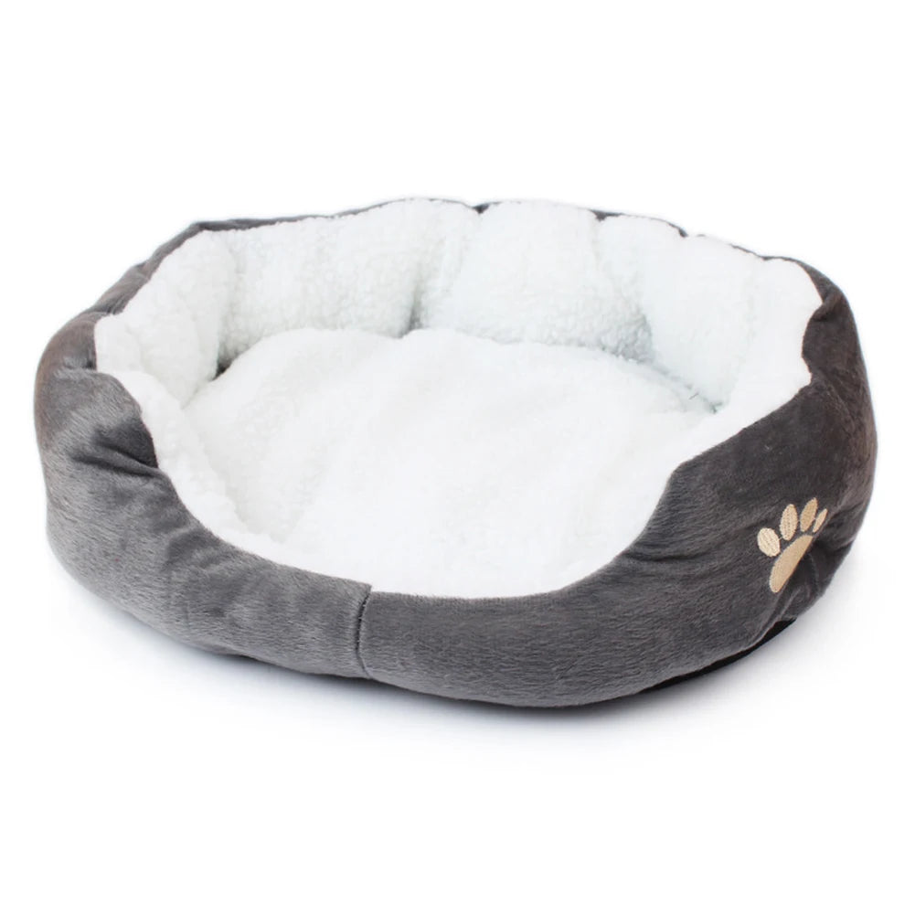 Plush Pet Sofa Bed Warm Washable Mattress for Small Dogs & Cats