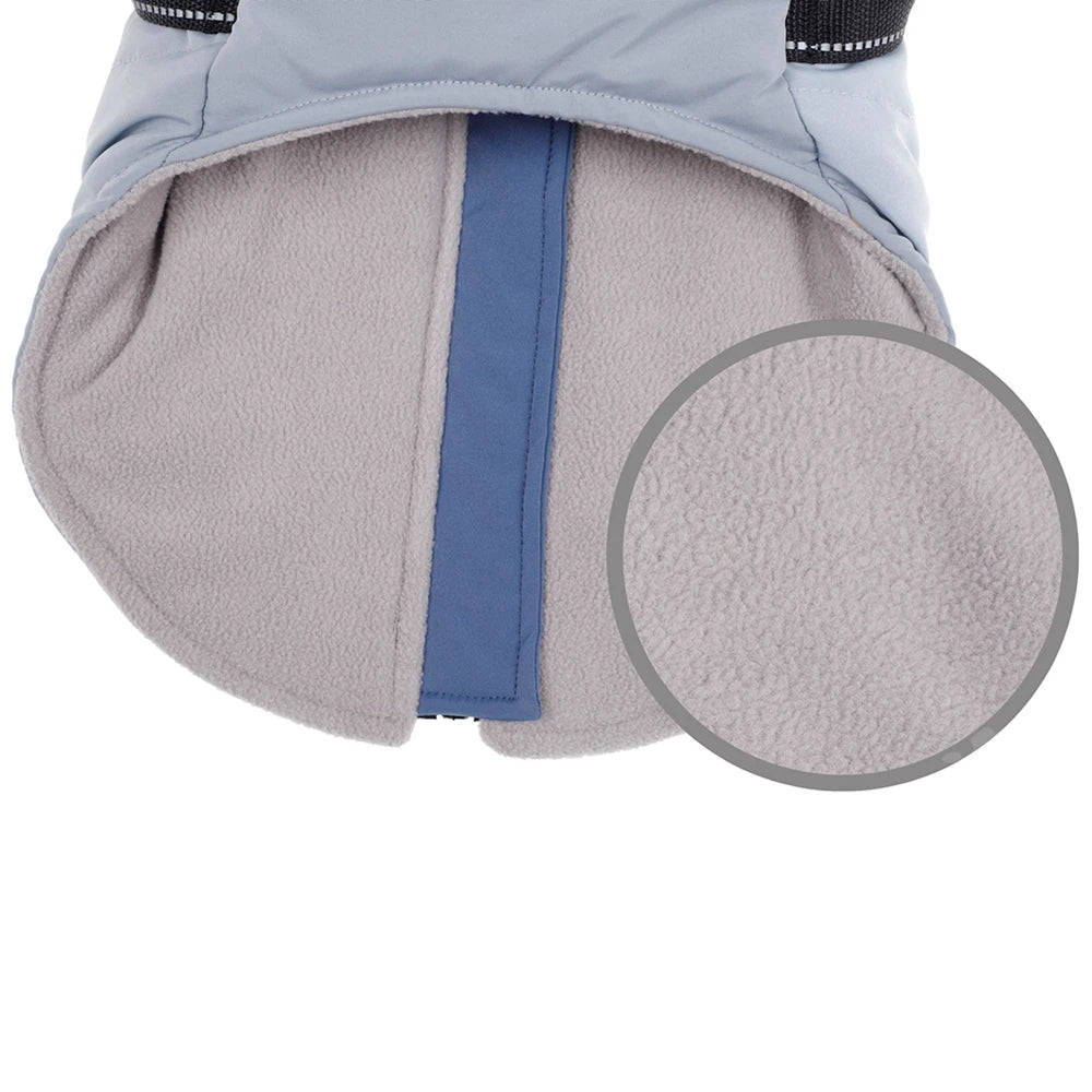 Waterproof Dog Jacket with Harness Warm Winter Pet Coat