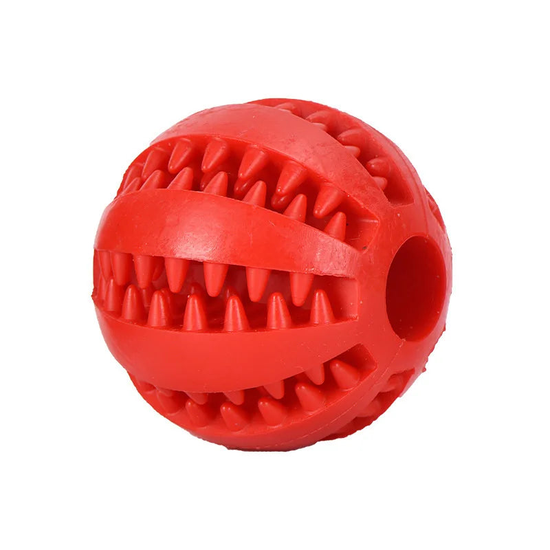 Interactive Dog & Cat Toy Ball Chew & Treat Feeder Toy