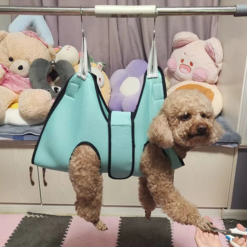 Pet Grooming Hammock Small Dog Nail Trimming Safety Sling