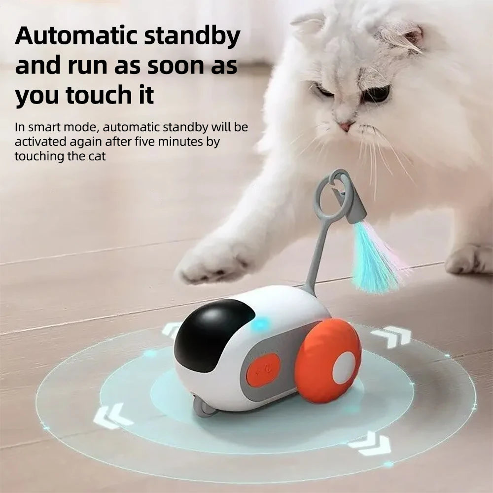 Smart Cat & Dog Toy Car Automatic Remote Interactive Play