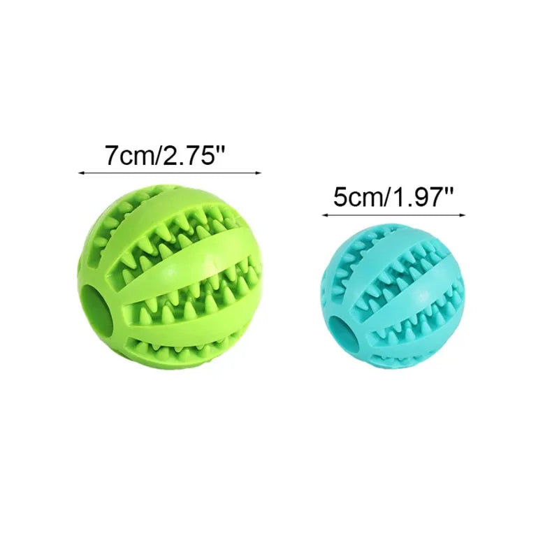 Interactive Dog & Cat Toy Ball Chew & Treat Feeder Toy