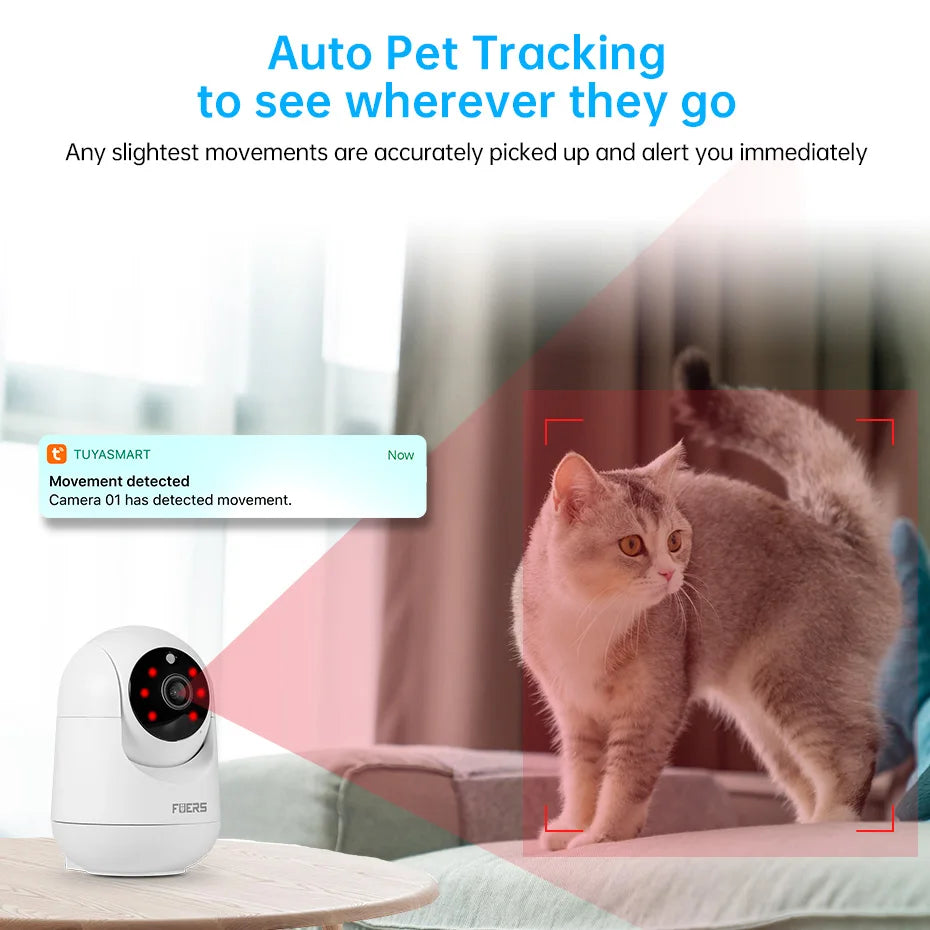 Tuya Smart 4K Pet Camera WiFi IP Camera with Night Vision