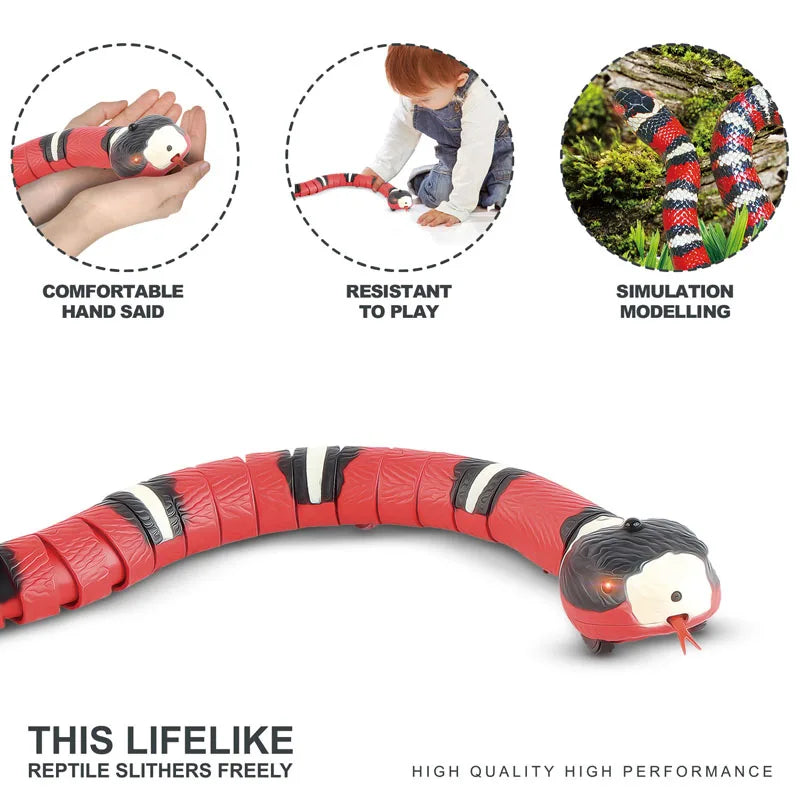 Interactive Smart Cat Toy Automatic Sensing Snake Play