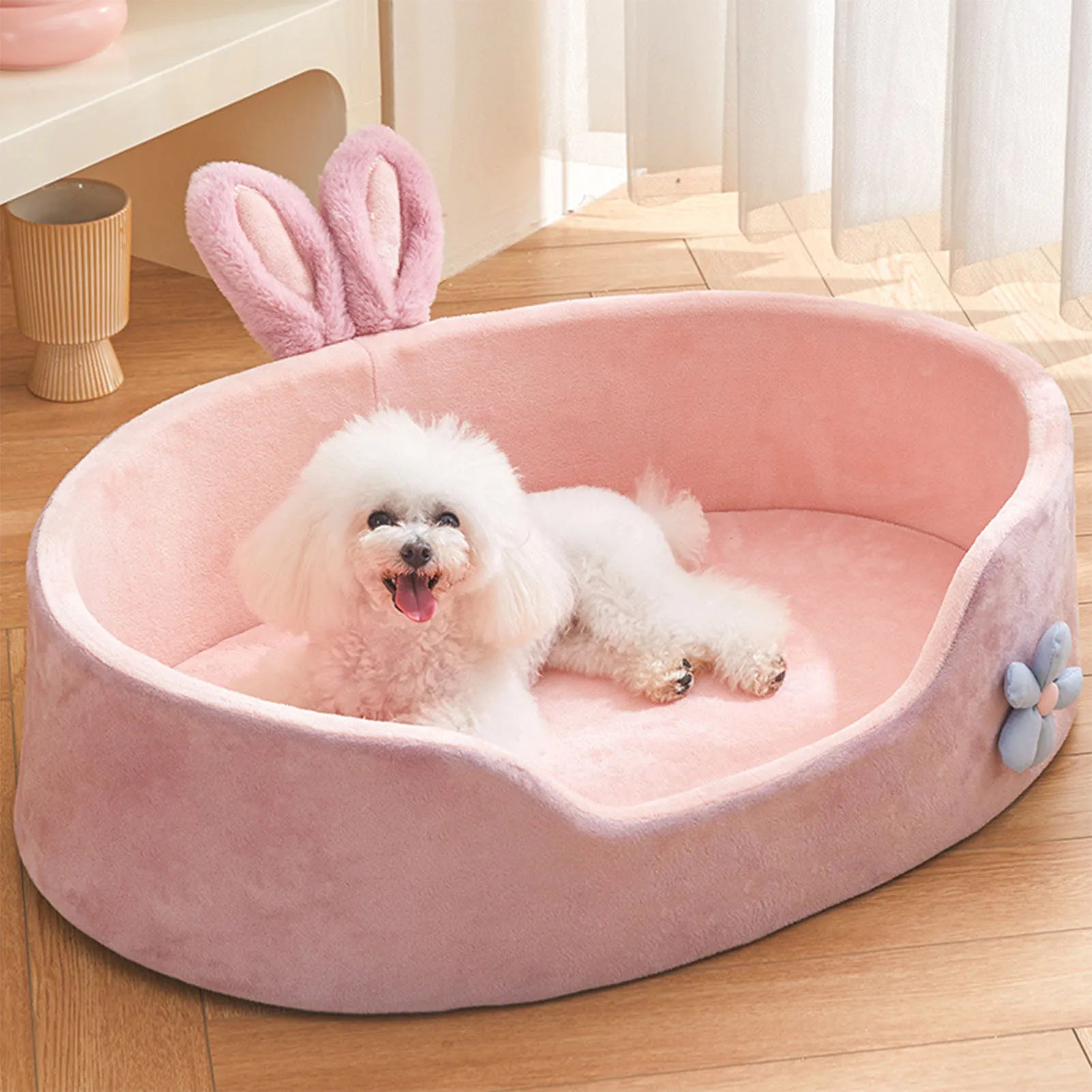 Detachable Washable Pet Bed Soft Dog & Cat Bed for All Seasons