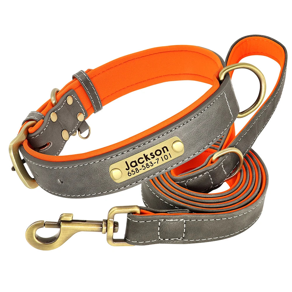 Customized Leather Dog Collar