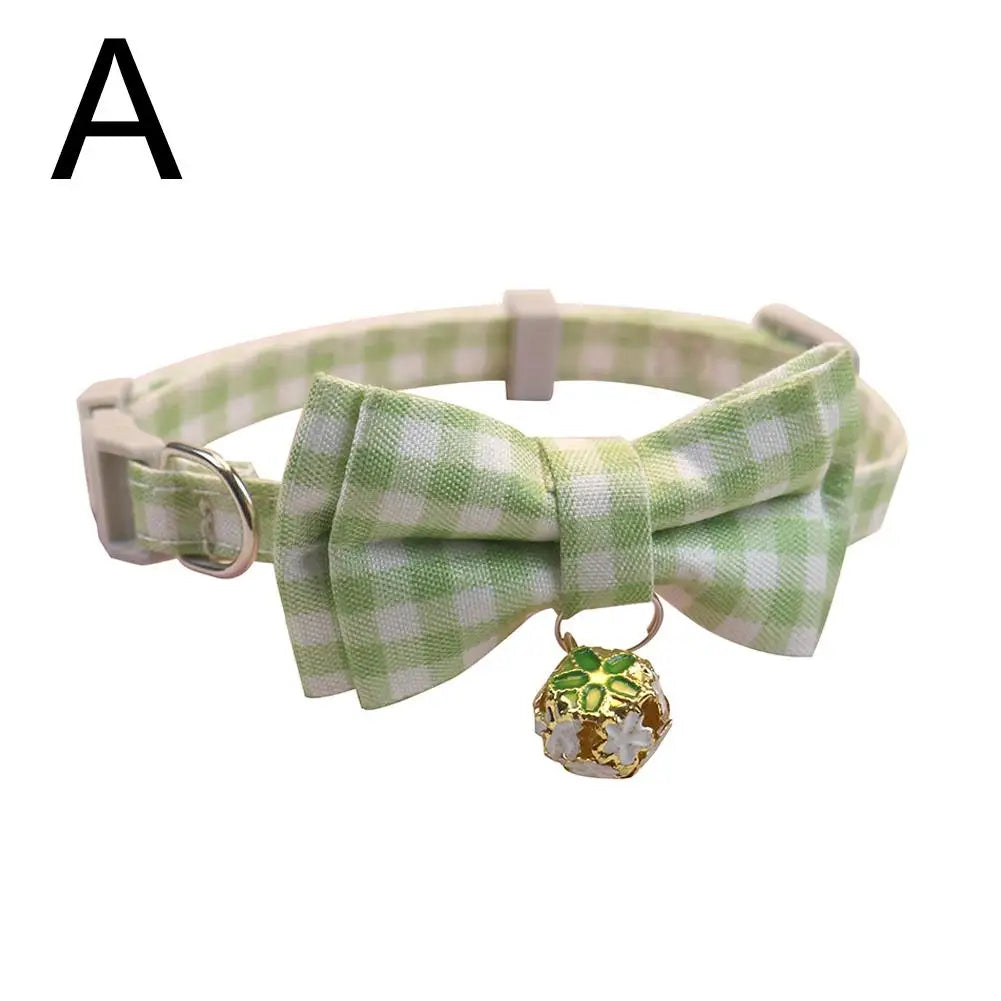 Cat & Dog Bowknot Collar Adjustable Bunny Ear Personalized Pet Collar