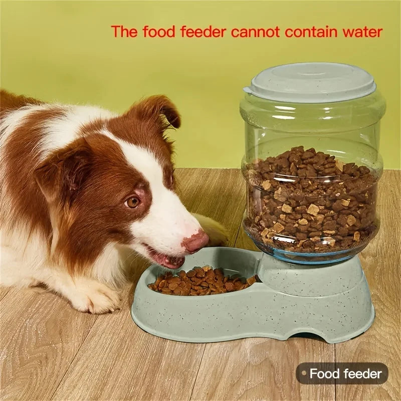 Automatic Pet Water & Food Feeder Large Capacity Dog & Cat Bowl