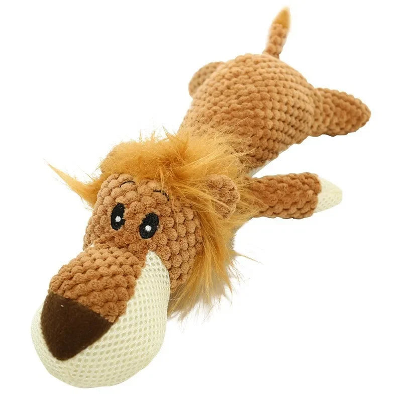Plush Dog Toy for Large Dogs Durable Squeaky Chew Toy