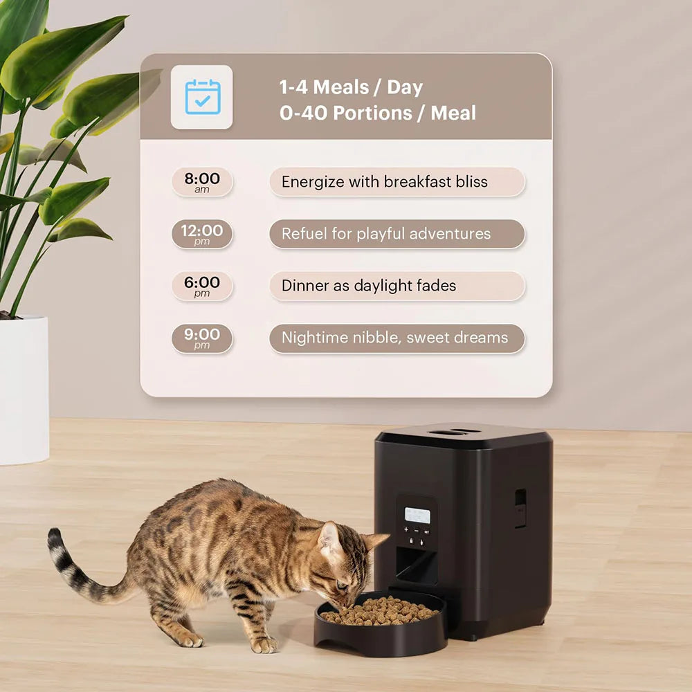 Smart 2L Pet Feeder  Automatic Food Dispenser for Cats & Dogs