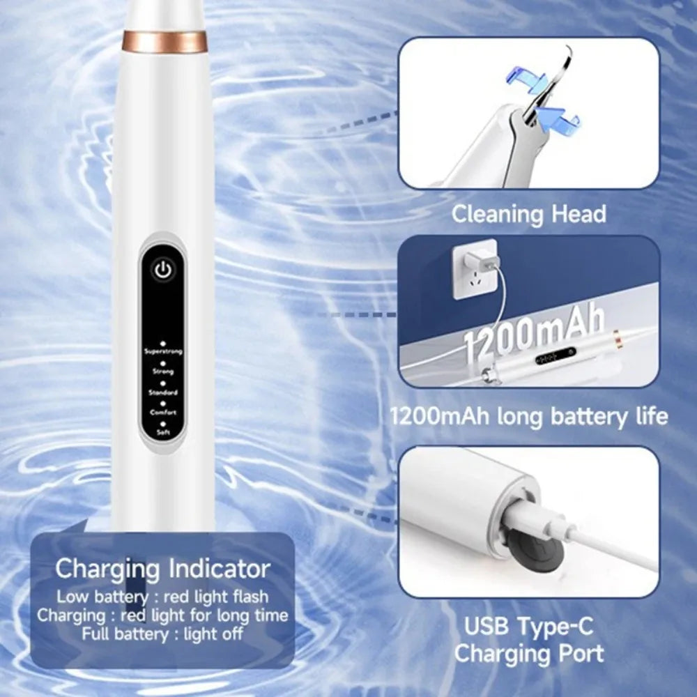 Pet Ultrasonic Toothbrush Electric Teeth Cleaner for Dogs & Puppies