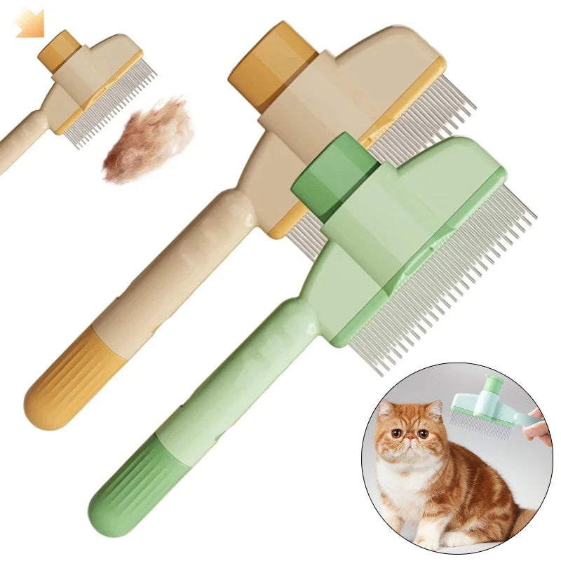 Cat Grooming Brush Durable Pet Hair Removal & Knot Comb