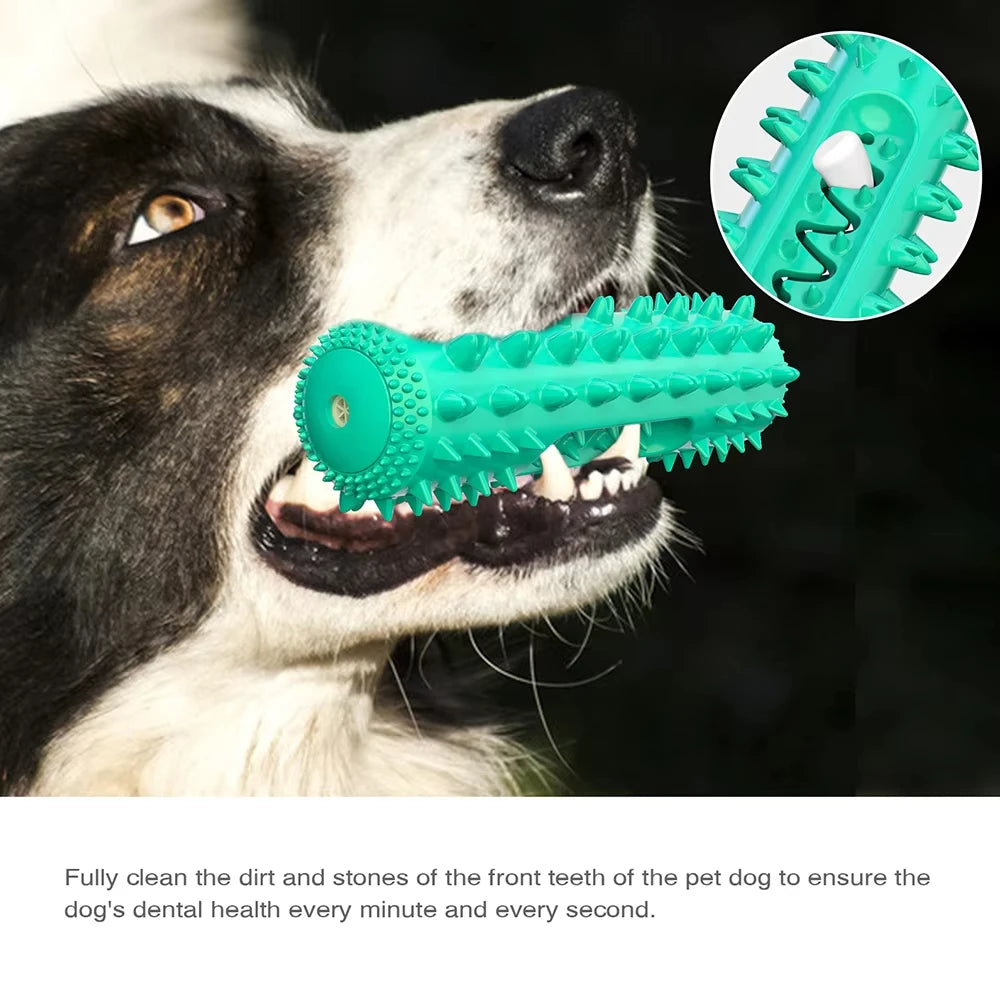 Rectangular Dog Chew Toy Soft Squeaky Teeth-Cleaning Toy