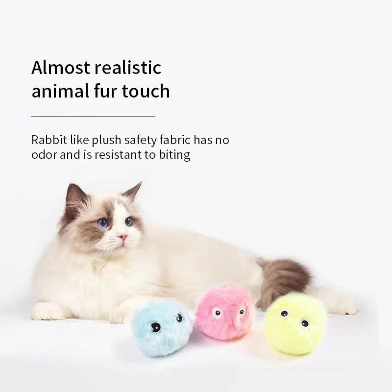 Smart Cat & Dog Toy Electric Interactive Plush Pet Play