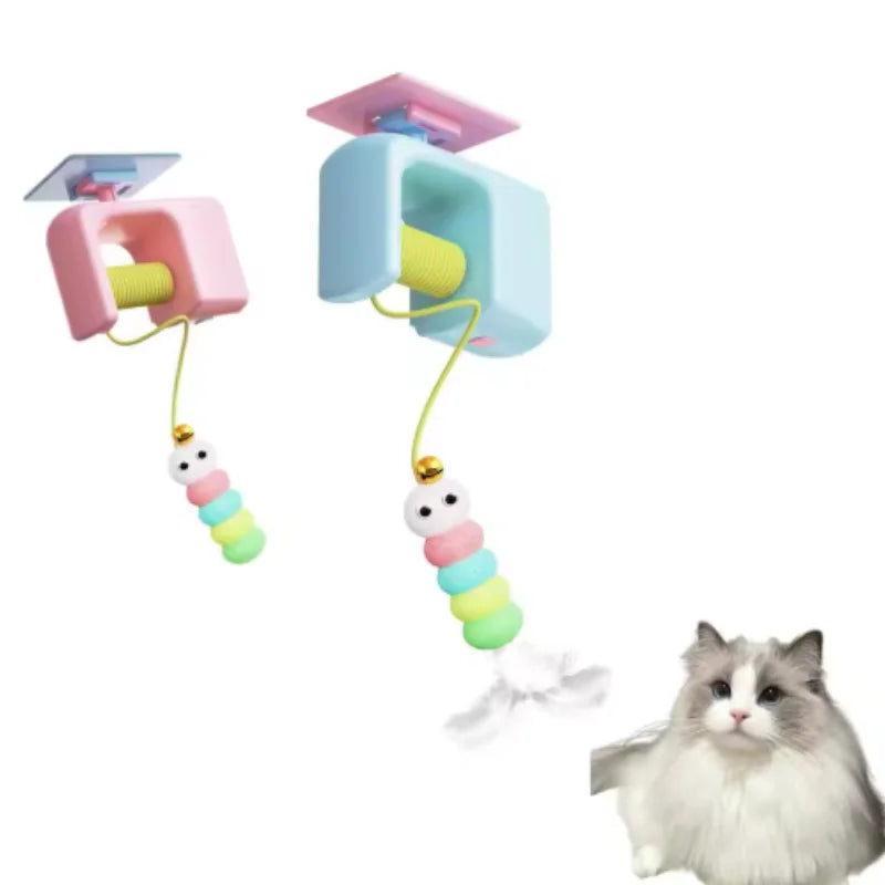 Electric Hanging Cat Toy Interactive Smart Cat Rope Play