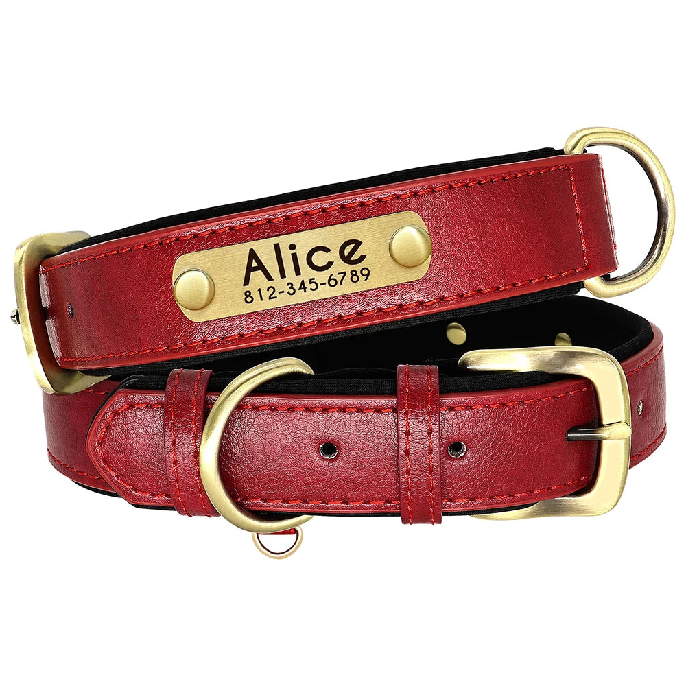 Customized Leather Dog Collar
