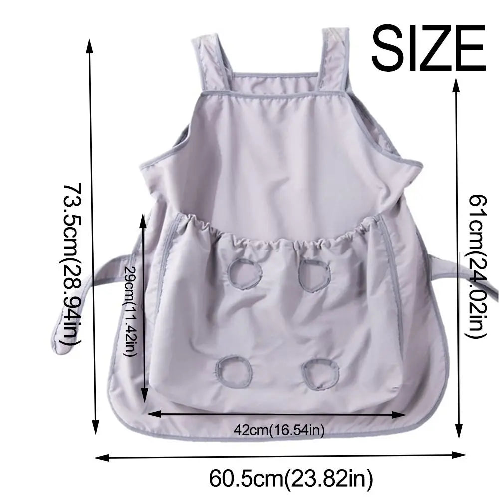 Adjustable Pet Grooming Apron Breathable Anti-Scratch Smock