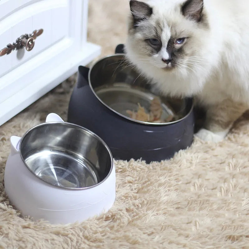 Stainless Steel Pet Bowls  Dog & Cat Food Water Feeder