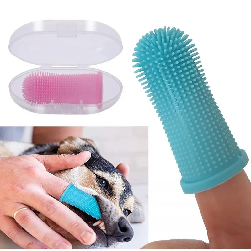 360° Pet Toothbrush 3-Sided Dog & Cat Teeth Cleaning Brush