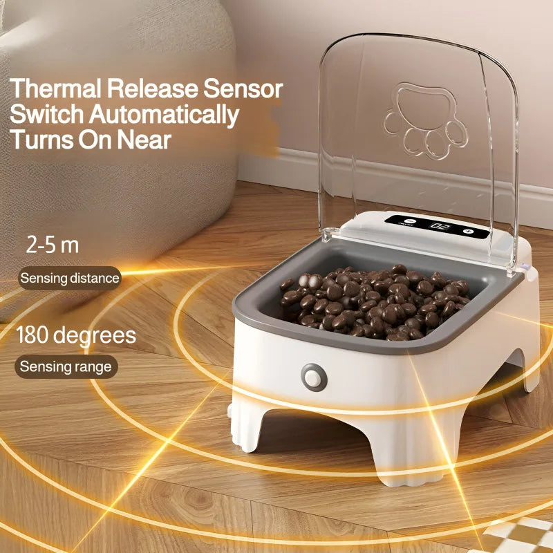 Smart Sensor Pet Feeder Automatic Moistureproof Cat & Dog Feeder