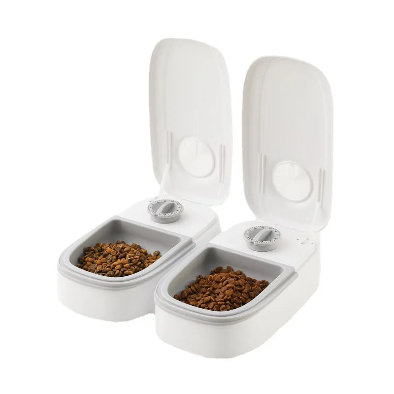 Smart Pet Bowl  Timed Cat & Dog Feeder for Wet & Dry Food