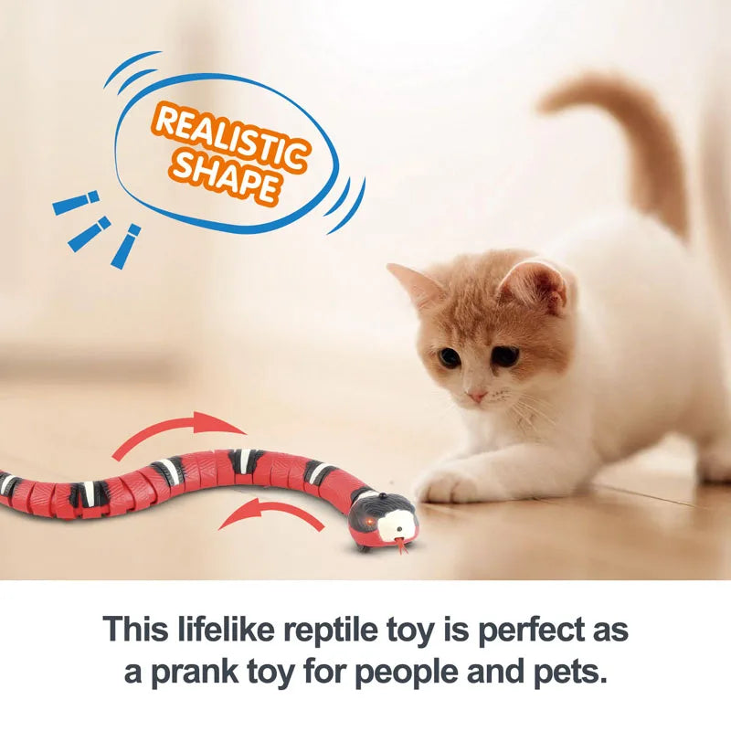 Interactive Smart Cat Toy Automatic Sensing Snake Play