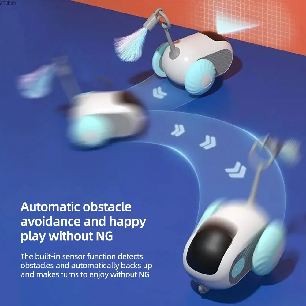Smart Cat & Dog Toy Car Automatic Remote Interactive Play