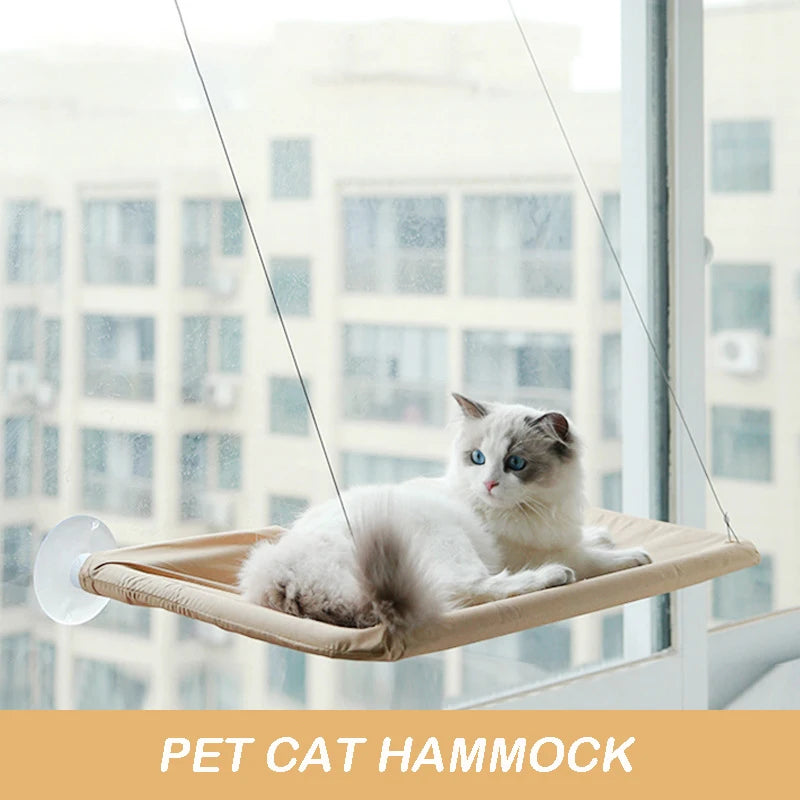 Hanging Cat Hammock Bed Window Seat Nest for Cats & Kittens