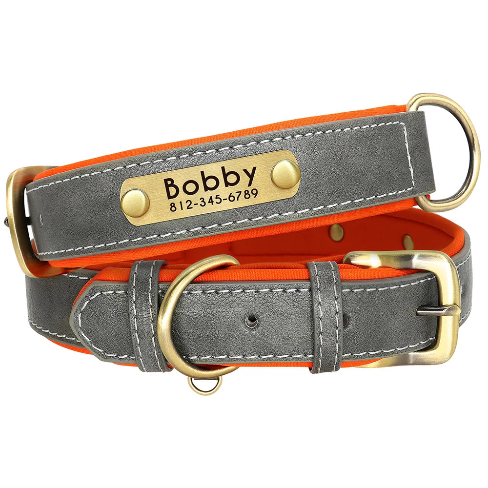 Customized Leather Dog Collar