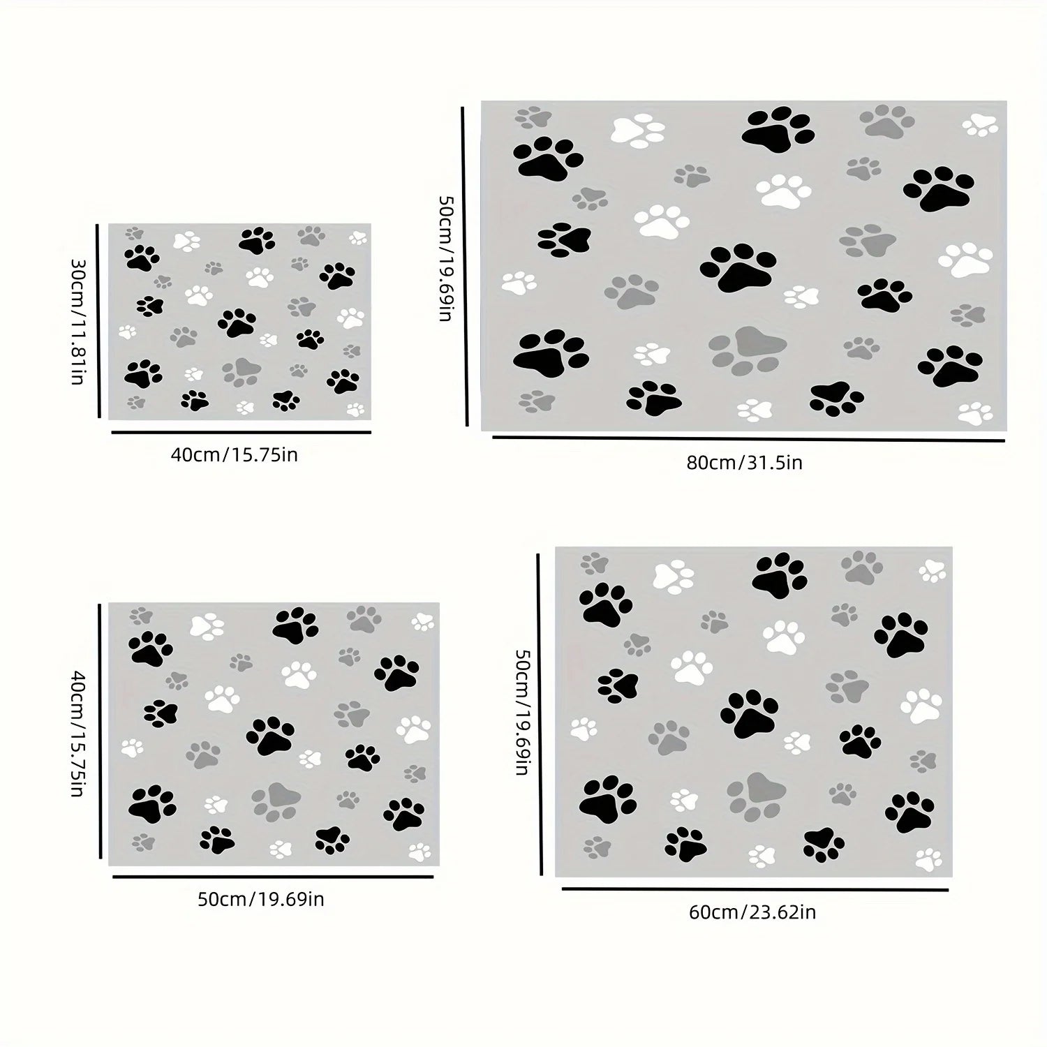 Absorbent Pet Feeding Mat  Leakproof Dog & Cat Mat
