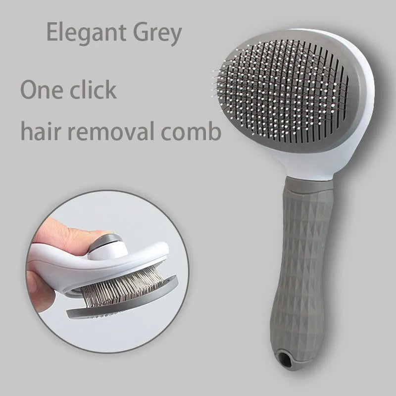 Pet Hair Brush & Comb Grooming Tool for Dogs & Cats