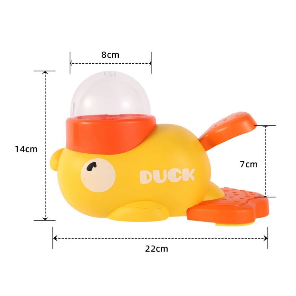 Automatic Dog & Cat Snack Feeder Cartoon Duck Design