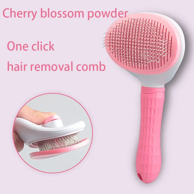 Pet Hair Brush & Comb Grooming Tool for Dogs & Cats