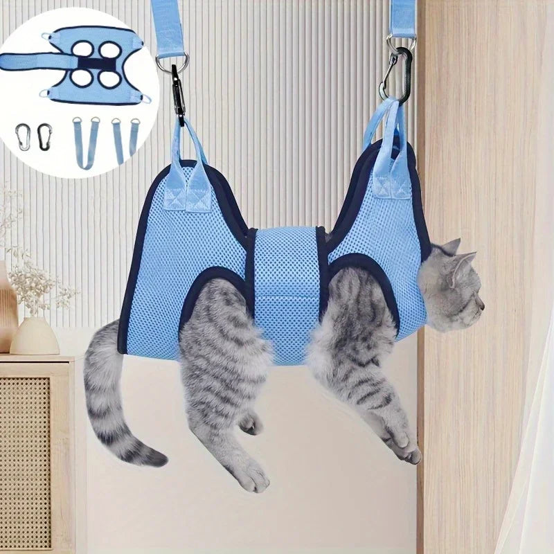 Pet Grooming Hammock Anti-Scratch & Bite Restraint Sling