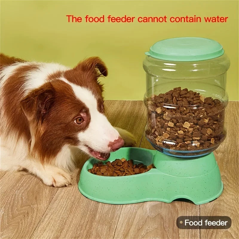 Automatic Pet Water & Food Feeder Large Capacity Dog & Cat Bowl