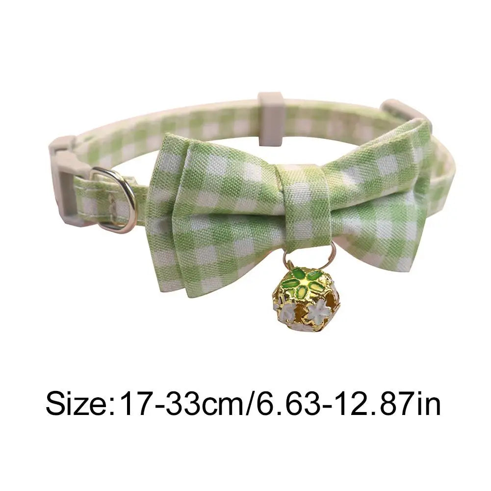 Cat & Dog Bowknot Collar Adjustable Bunny Ear Personalized Pet Collar