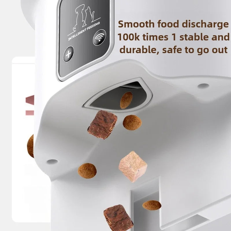 4L Smart Automatic Cat Feeder  Timer & Remote Control