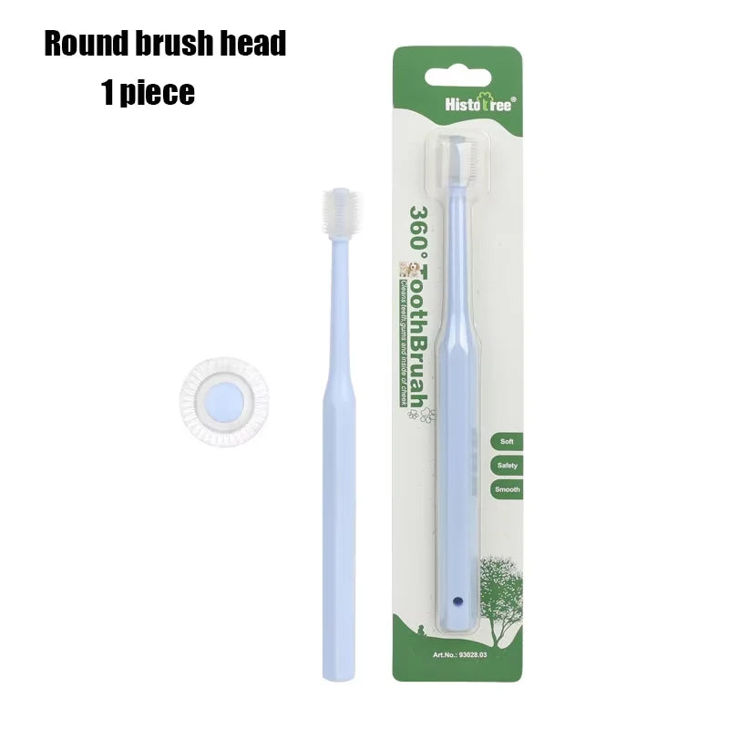 360° Pet Toothbrush Cat & Dog Oral Care for Teeth & Bad Breath
